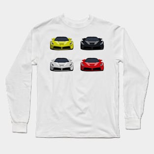 Ferrari Laferrari Italy Long Sleeve T-Shirt